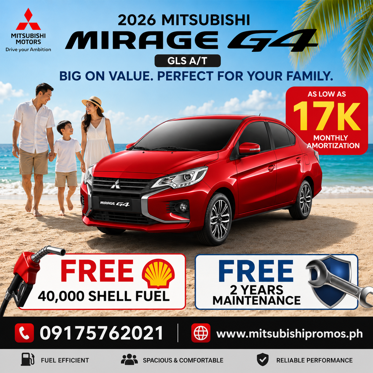 MIRAGE G4 GLS A/T 2026