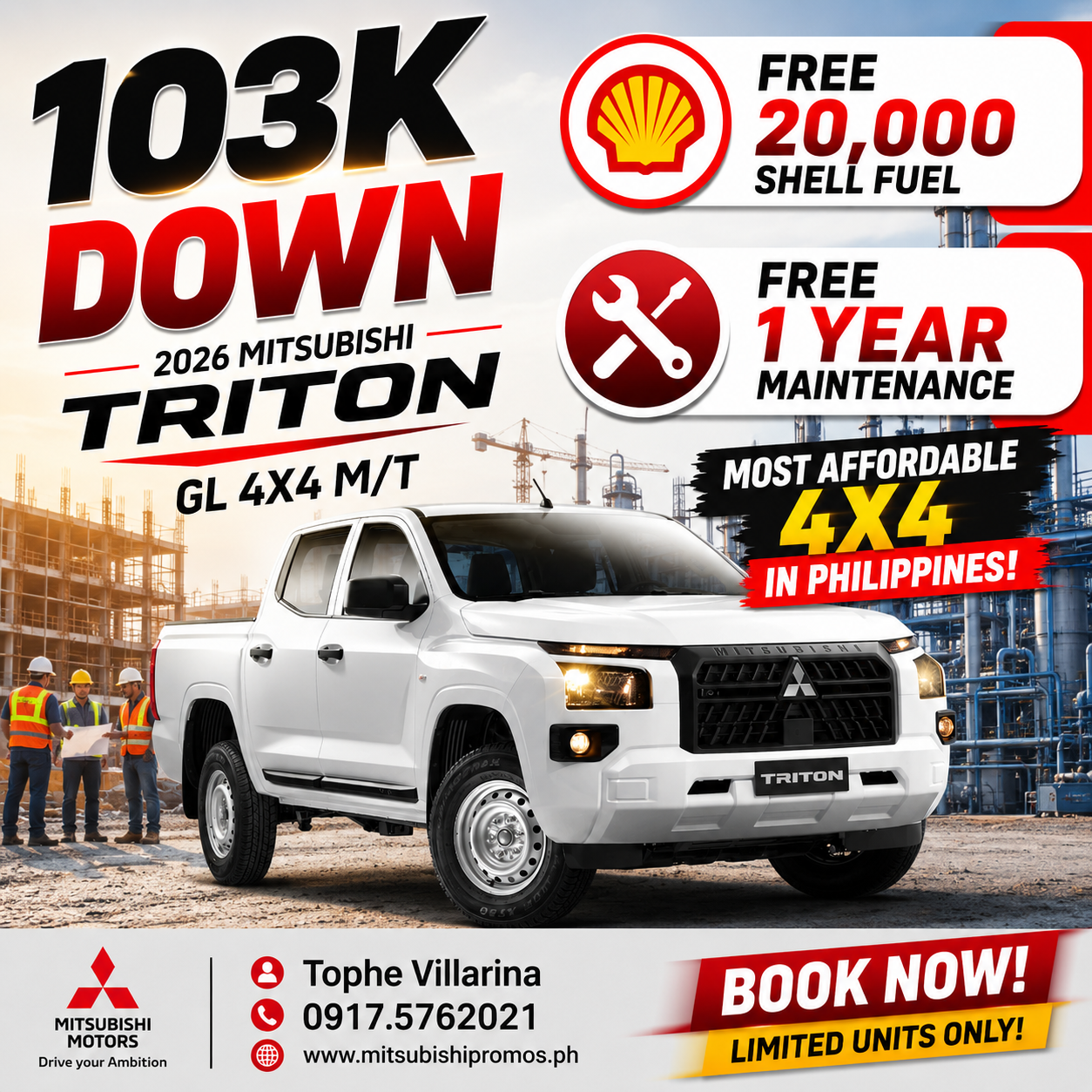 TRITON GL 4X4 M/T 2026